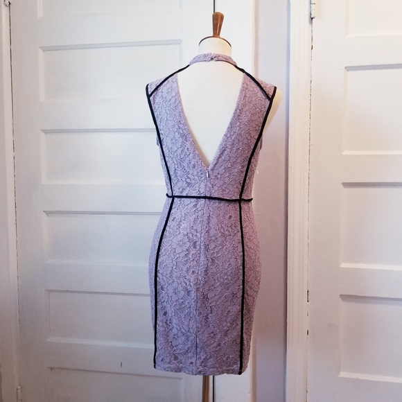 Forever 21 Cutout Back Lace Dress, Size L - Picture 7 of 15